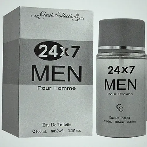 24X7 Eau De Toilette 3.3 oz For Men – Fresh Aromatic Scent