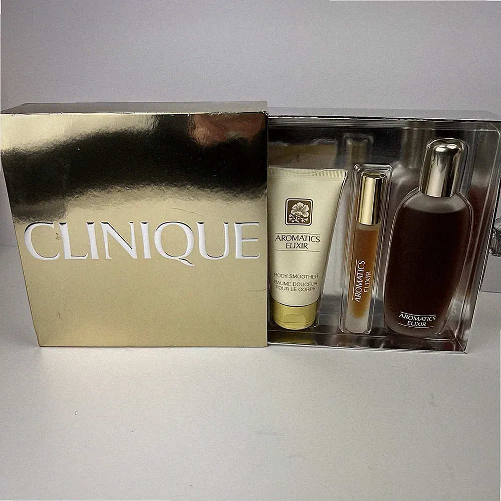 Clinique Aromatics Elixir Riches Perfume Body Smoother Rollerball Set