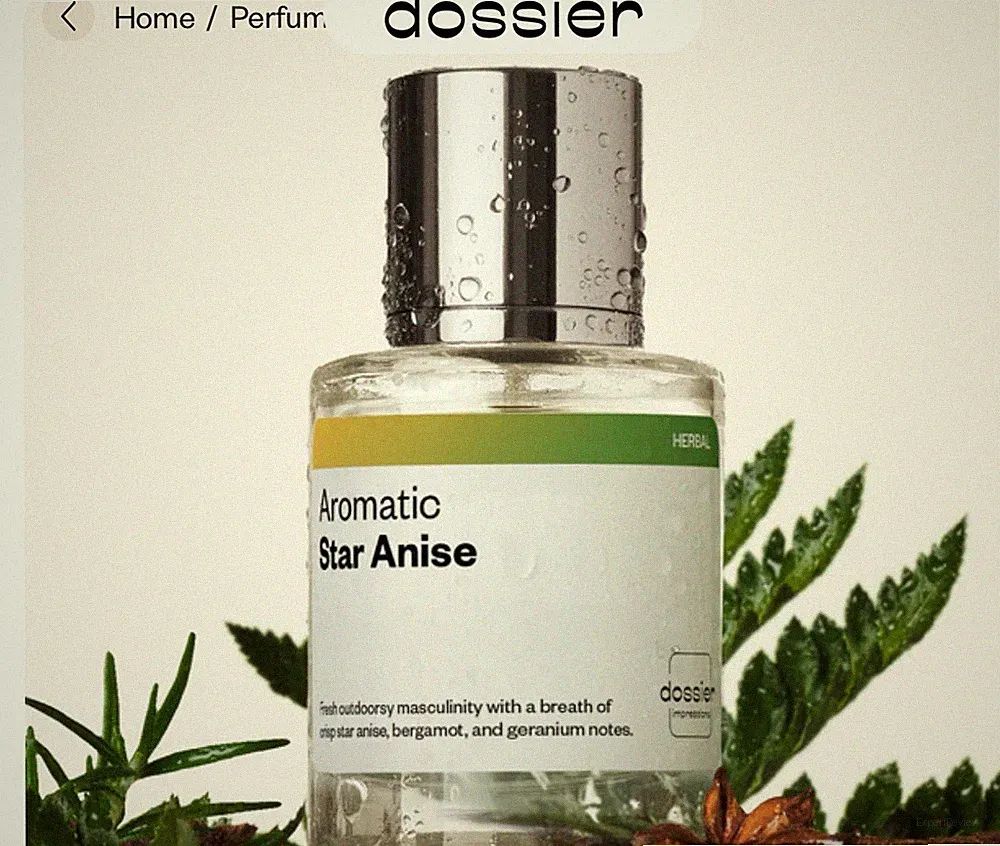 Dossier Aromatic Star Anise 50mL Men’s Cologne Fresh Spicy Woody Fragrance NEW