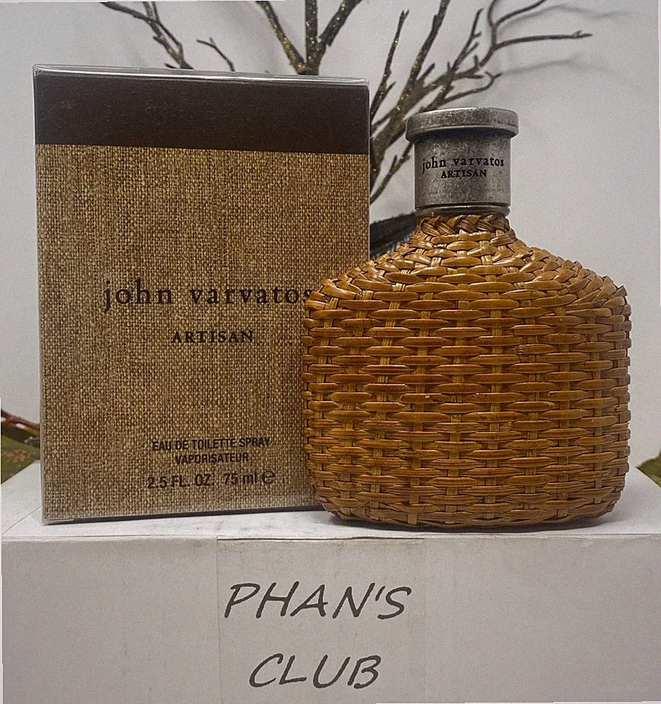 John Varvatos Artisan 2.5oz Eau de Toilette Citrus Aromatic Perfume for Men