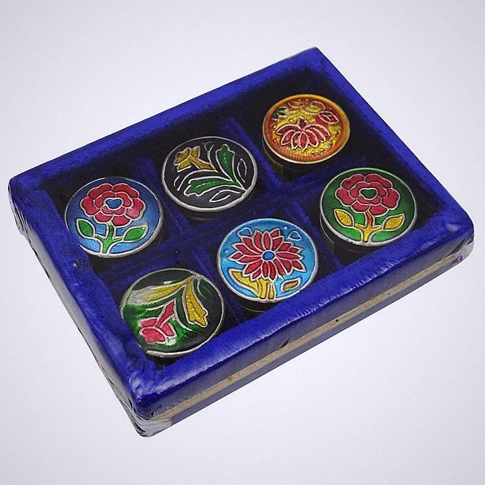 Lasa Aromatic Assorted Natural Solid Perfume Long Lasting 6 Fragrance 4 gm Each