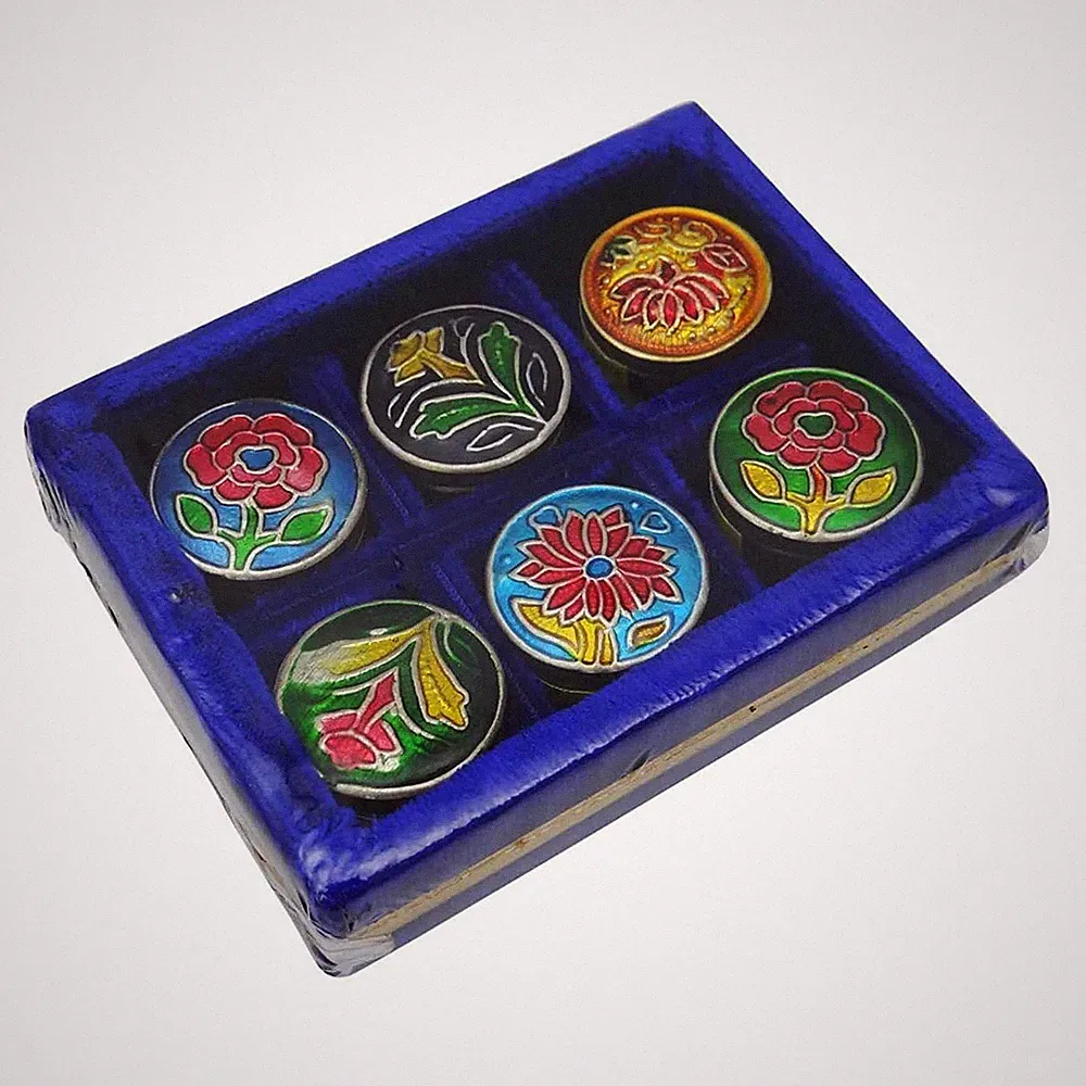Lasa Aromatic Natural Solid Perfume Oil 6 Bottle Unisex Fragrance Body Spray 4g