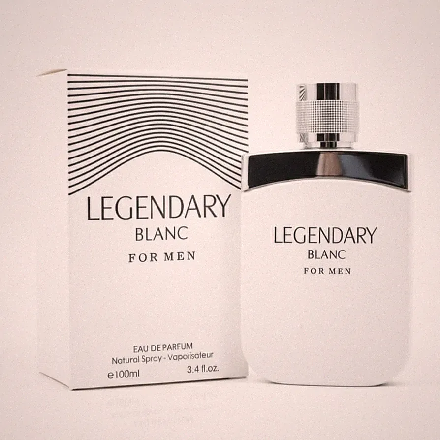 LEGENDARY BLANC Cologne for Men Eau De Parfum Woody Aromatic Fragrance 3.4Oz/100