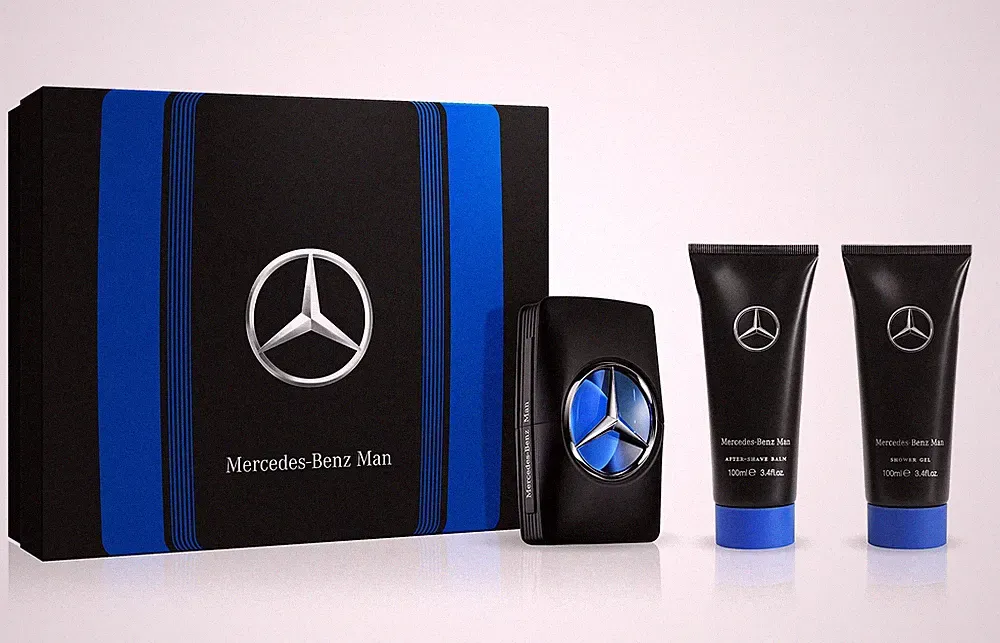 Man Gift Set - Iconic Fragrance with EDT Spray, Shower Gel, Aftershave for Me...