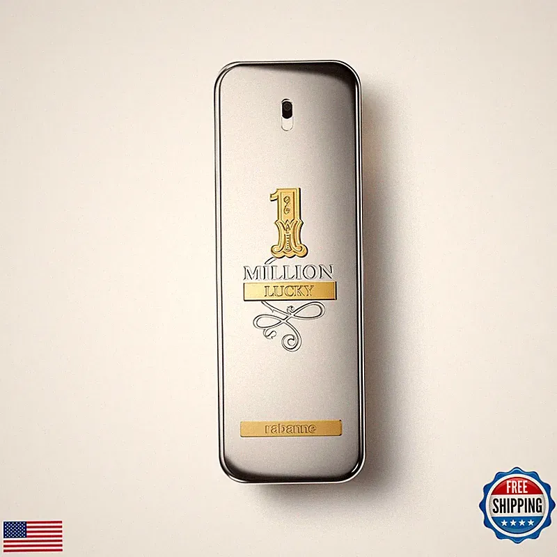 Rabanne 1 Million Lucky Eau De Toilette - Long Lasting Woody Aromatic Fragrance