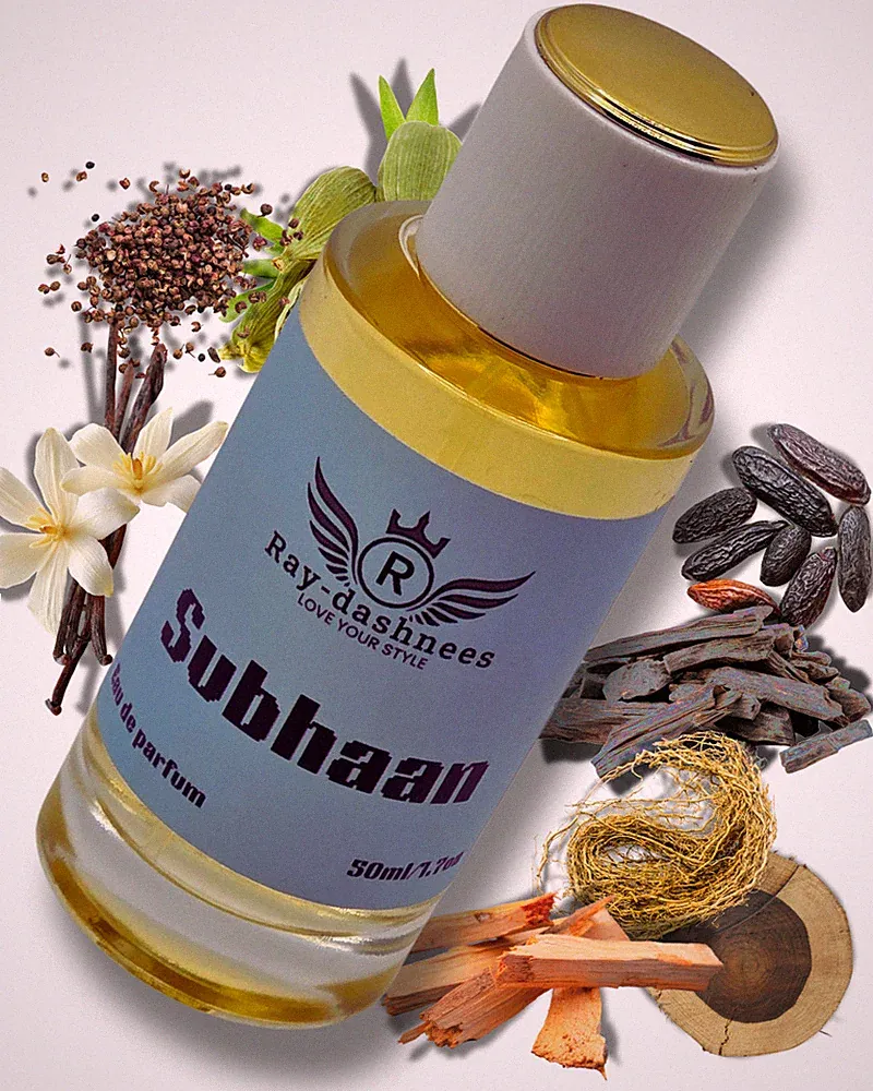 Subhaan Eau De Parfum Spray 1.7 oz by Ray-dashnees | Aromatic Oud Sweet Perfume