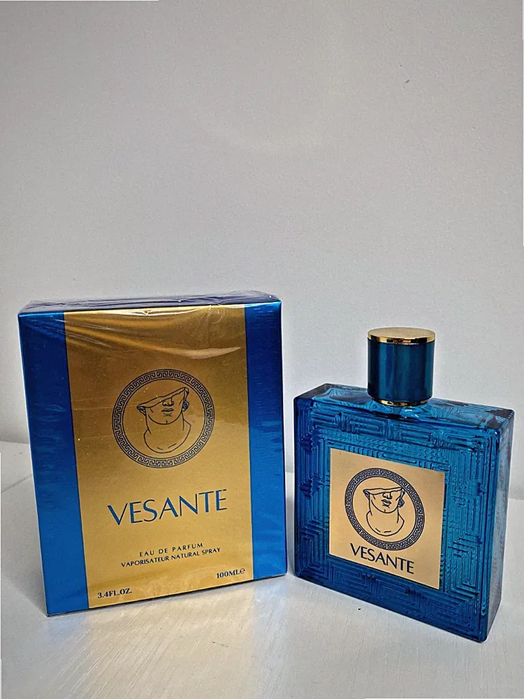 United Scents Vesante EDP 3.4oz Men’s Cologne – Fresh Aromatic Vanilla Woods