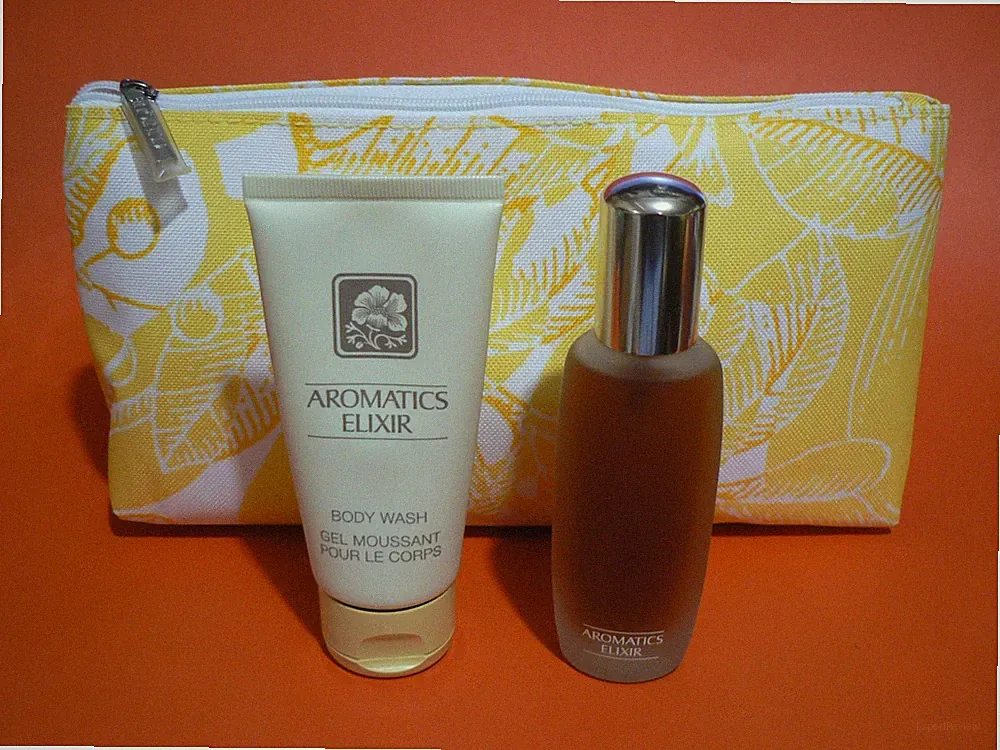 VINTAGE CLINIQUE AROMATICS ELIXIR 1.5oz PERFUME SPRAY 2.5oz BODY WASH GIFT SET